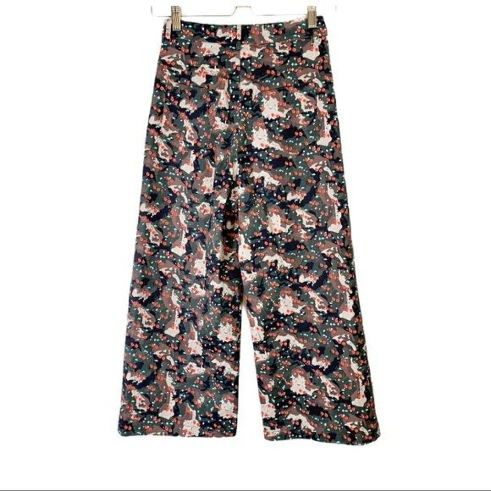 Hayley Elsaesser High Waist Wide Leg Cropped Jeans - Picture 2 of 6